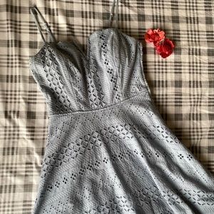 Light Blue Lace Dress